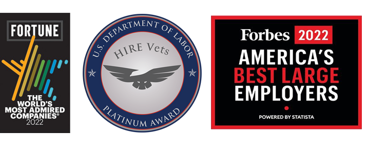 DARRENmetzger Energy Awards: Fortune - The world's most admired companies; Forbes - America's best large employers.
